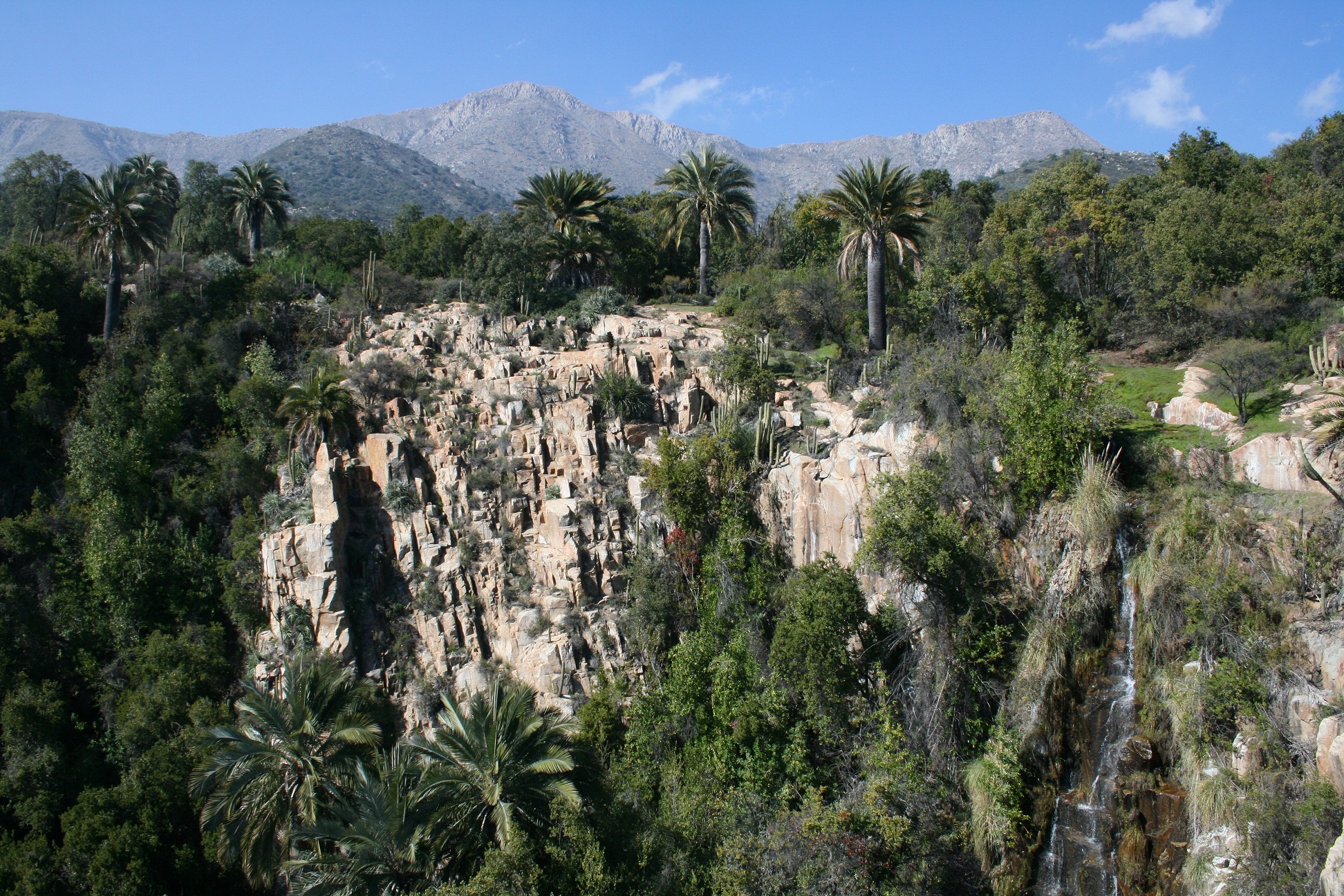 Parque nacional la campana cascada